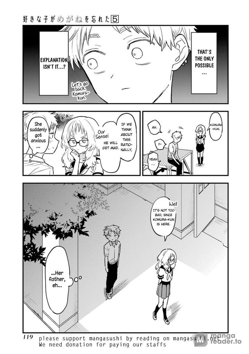 Suki na Ko ga Megane wo Wasureta, Chapter 57 image 25